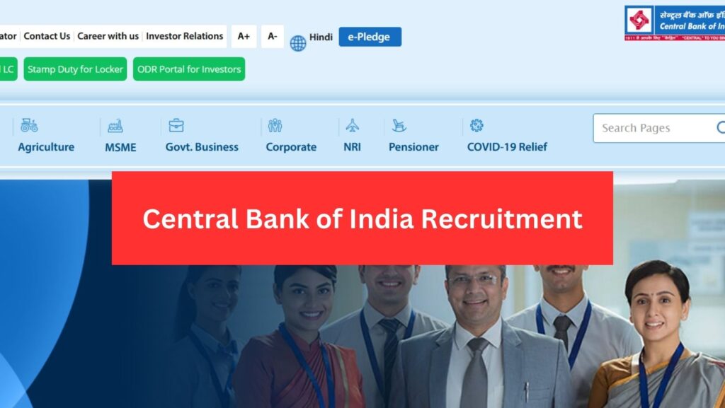 Central Bank Of India Recruitment
