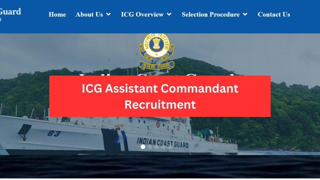 ICG Assistant Commandant Recruitment